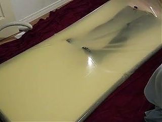 Vacbed Stuck As Rubber Girl