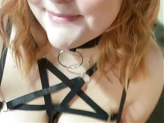 BBW Teasing Playing Femdom in Latex and Harnesses