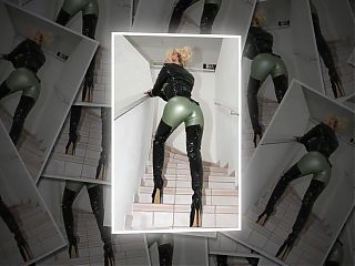 Her delicious ass (leather latex pvc)