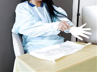 Medical and Latex Glove Fetish Asmr